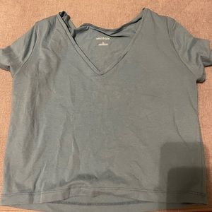 wild fable blue crop top